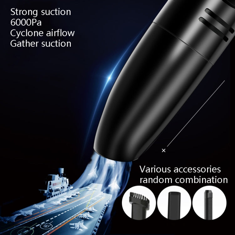 Car Handheld Portable Vacuum Cleaner Small Car Vacuum Cleaner, Wired Black, Wired Black Gray, Wireless Black, Wireless Black Gray, Wireless Black Gray+Storage bag