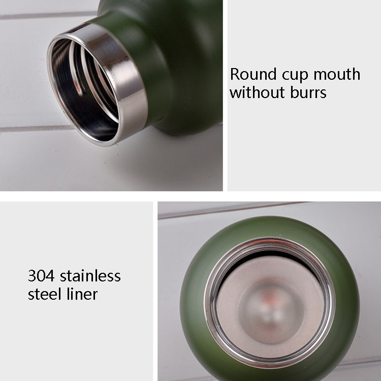 304 Vacuum Stainless Steel Vacuum Flask Double-Layer Large-Capacity Outdoor Water Bottle Mountaineering Sports Bottle