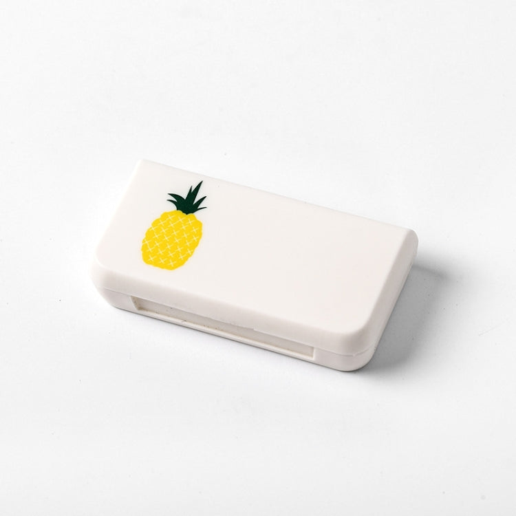 8 PCS Small Portable Moisture-proof Sealed Medicine Box 3 Compartments A Day Medicine Divided