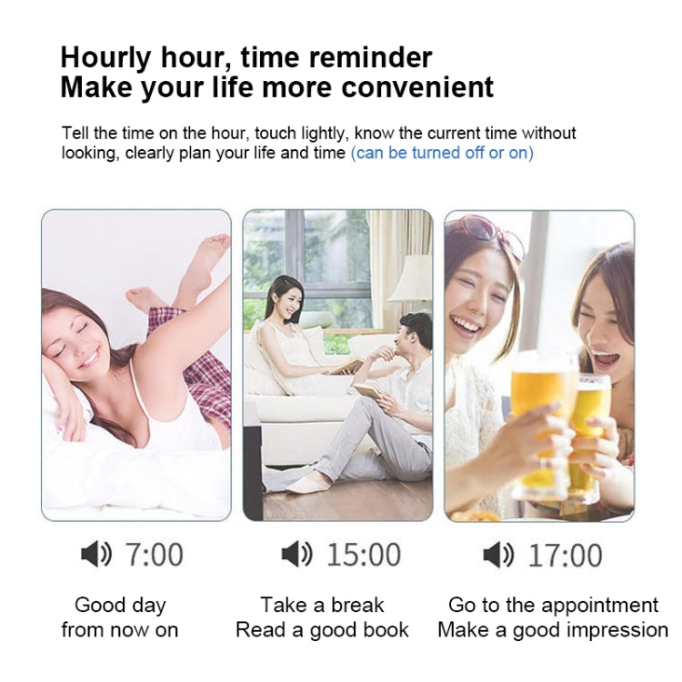 ساعة منبه ZKLiLi Lazy Snooze Applet بجانب السرير مزودة بخاصية البلوتوث وساعة منبه رقمية صامتة متعددة الوظائف، باللون الأزرق والوردي والرمادي