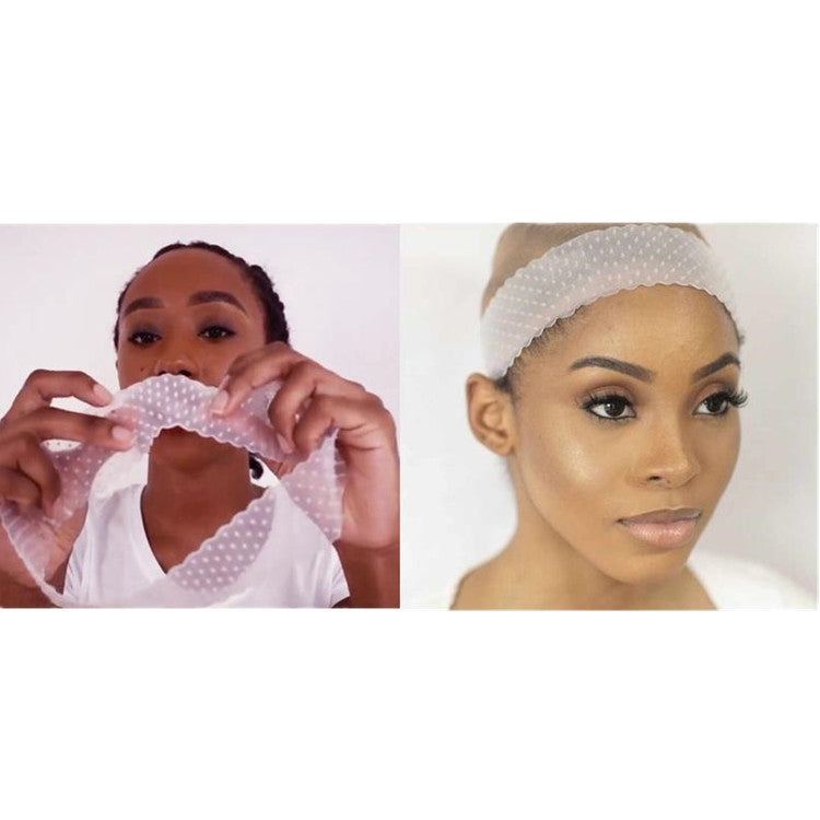 Wig Silicone Hair Band Lace Headgear Silicone Wig Hair Band, White, Black, Dark Brown, Light Brown, Orange