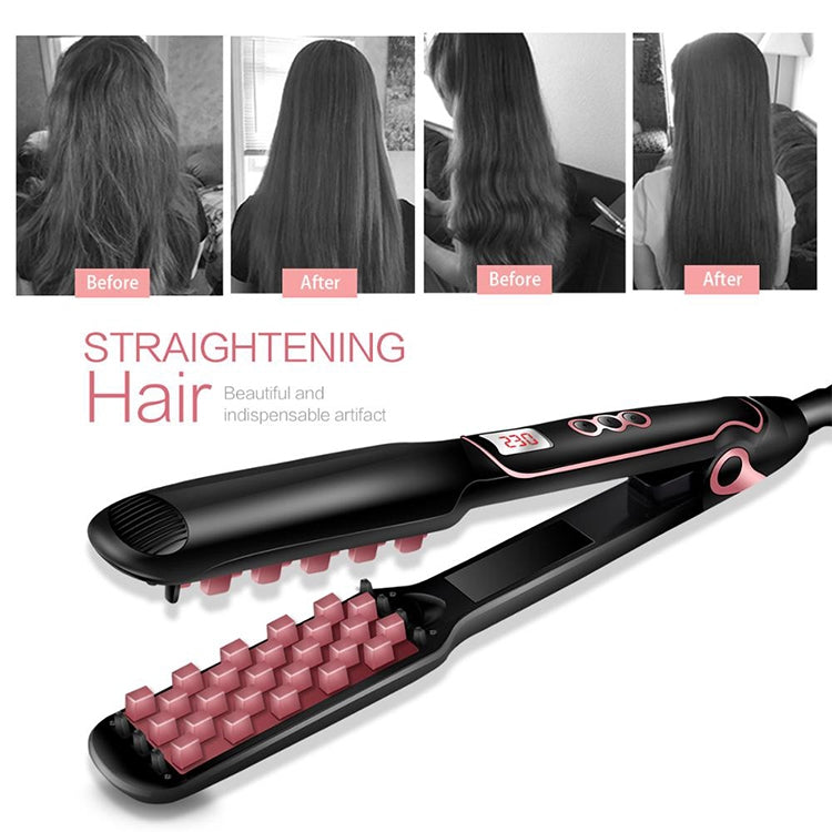 Multi-functional Long & Short Hair Styling Iron Ceramic Tourmaline Volumizing Hair Iron, US, EU