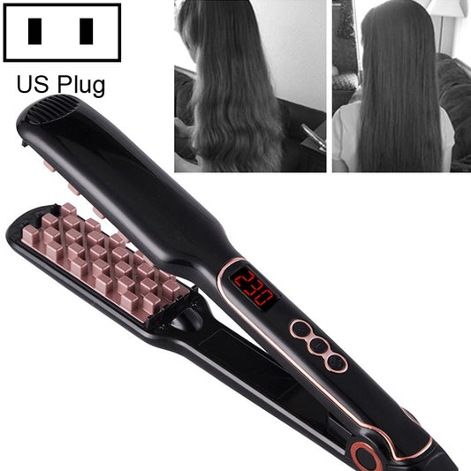 Multi-functional Long & Short Hair Styling Iron Ceramic Tourmaline Volumizing Hair Iron, US, EU