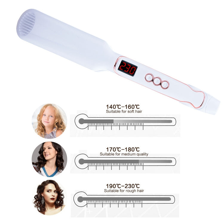 Multi-functional Long & Short Hair Styling Iron Ceramic Tourmaline Volumizing Hair Iron, US, EU