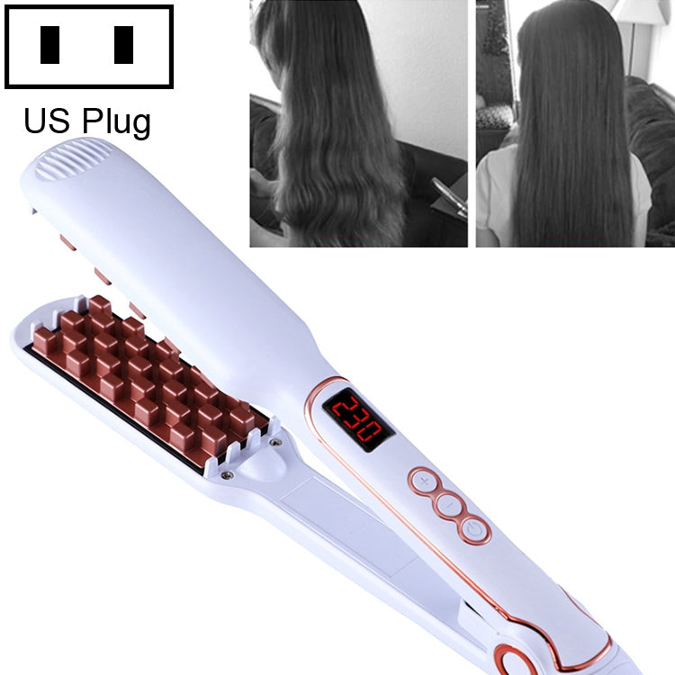 Multi-functional Long & Short Hair Styling Iron Ceramic Tourmaline Volumizing Hair Iron, US, EU