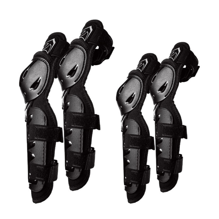 SULAITE Motorcycle Riding Protective Gear Four Seasons Anti-Fall Warm Windshield Rider Equipment,, Knee Pads+Elbow Pads, Knee Pads