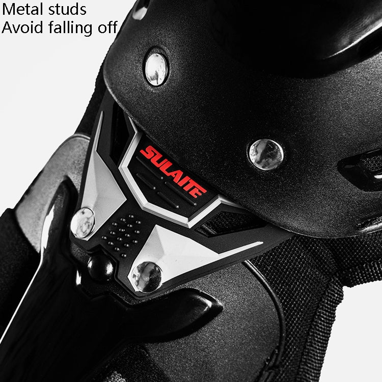 SULAITE Motorcycle Riding Protective Gear Four Seasons Anti-Fall Warm Windshield Rider Equipment,, Knee Pads+Elbow Pads, Knee Pads