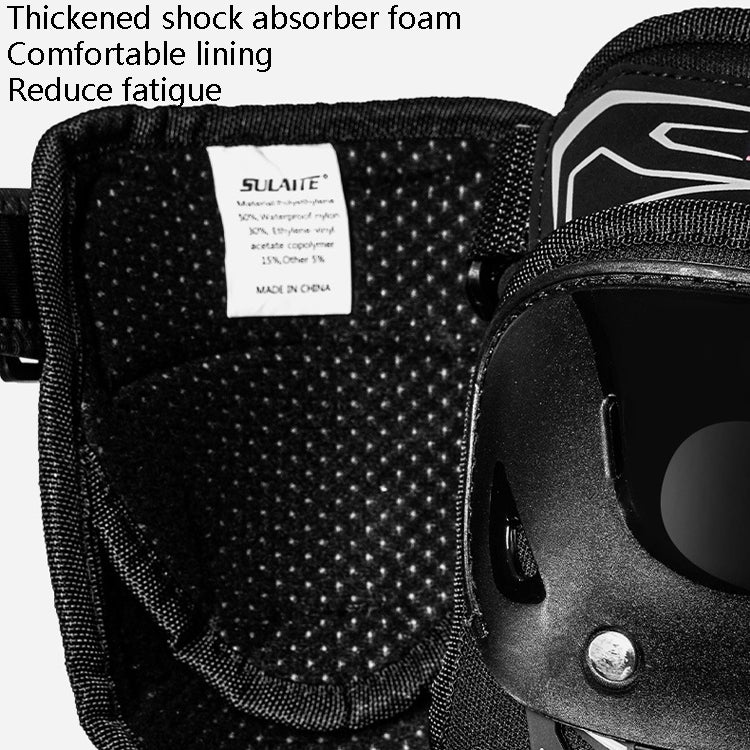 SULAITE Motorcycle Riding Protective Gear Four Seasons Anti-Fall Warm Windshield Rider Equipment,, Knee Pads+Elbow Pads, Knee Pads