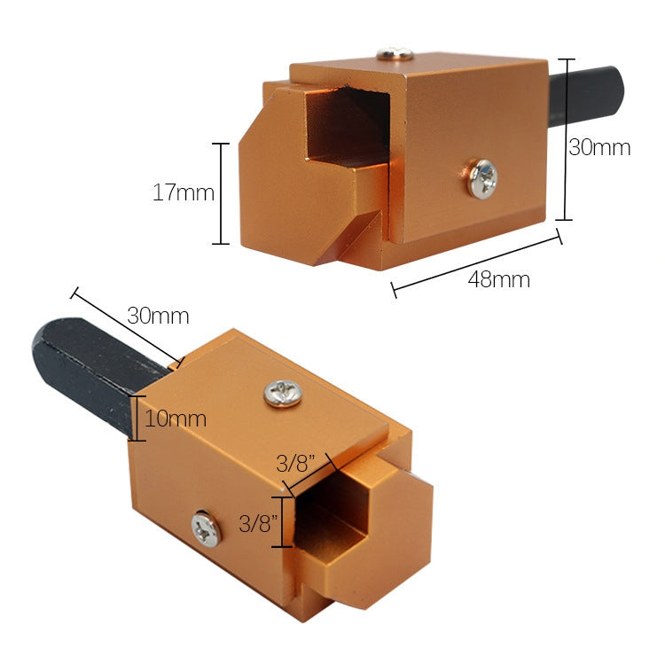 WF6774 Right-Angle Punch Chisel Embedded Hinge Door Lock Groove Woodworking Tool