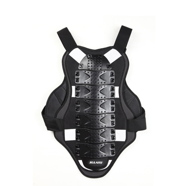 SULAITE Roller Skating Motorcycle Back Protector Spine Protection Sports Protective Gear Racing Vest, Size:, L, XL