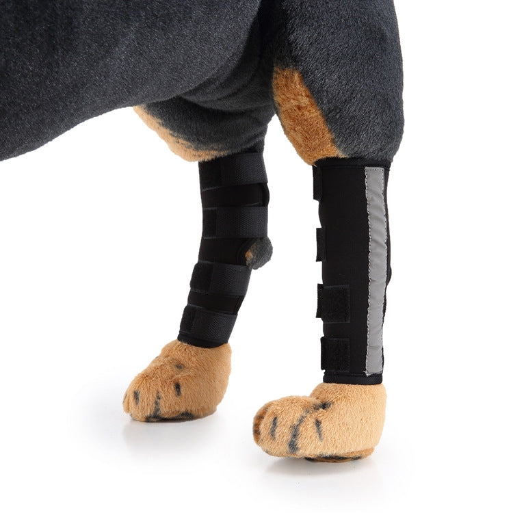 Pet Knee Pads Dog Leg Guards Pet Protective Gear Surgery Injury Sheath, L, S, M