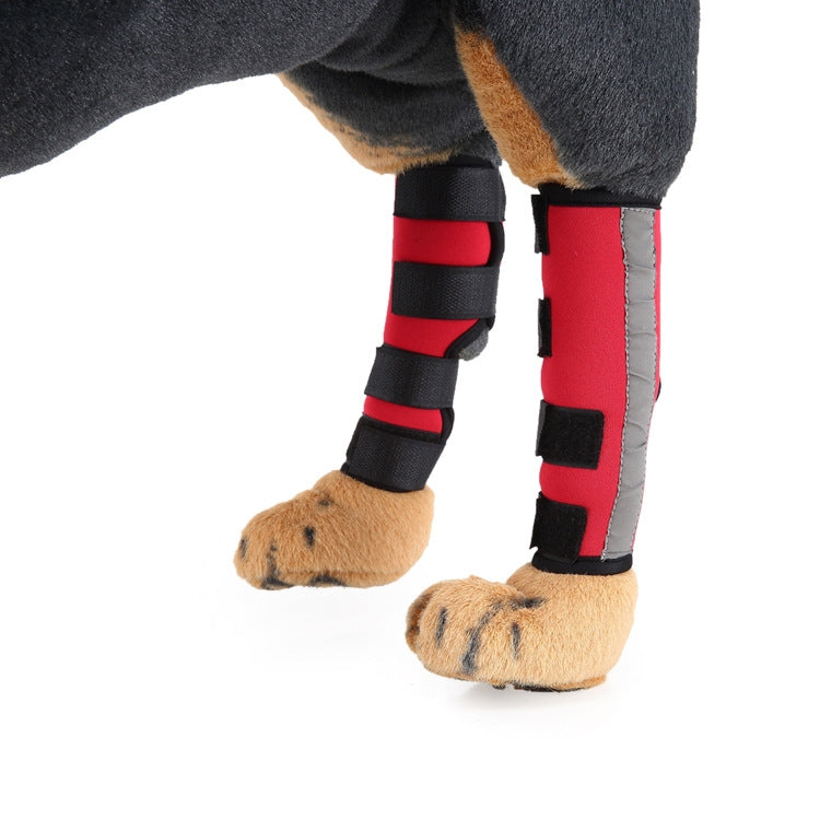Pet Knee Pads Dog Leg Guards Pet Protective Gear Surgery Injury Sheath, L, S, M