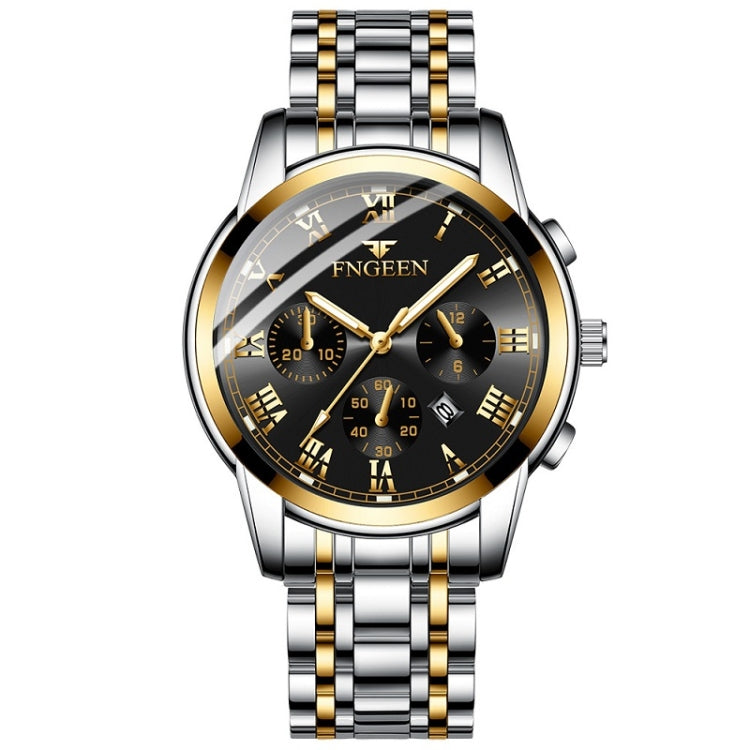 FNGEEN 4006 Men Automatic Mechanical Watch Waterproof Quartz Watch