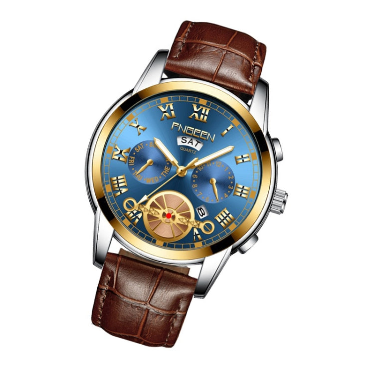 FNGEEN 4001 Men Non-Mechanical Watch Multi-Function Quartz Watch