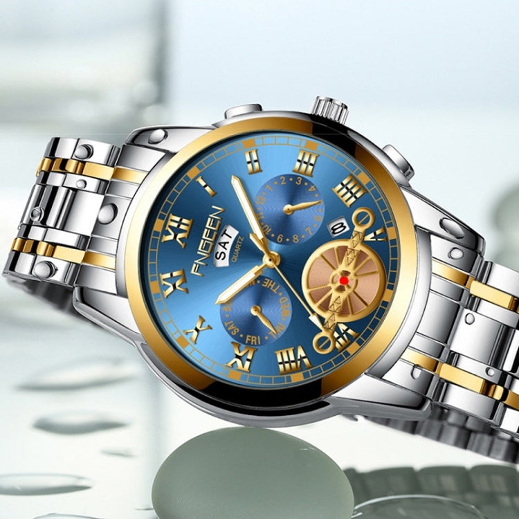 FNGEEN 4001 Men Non-Mechanical Watch Multi-Function Quartz Watch