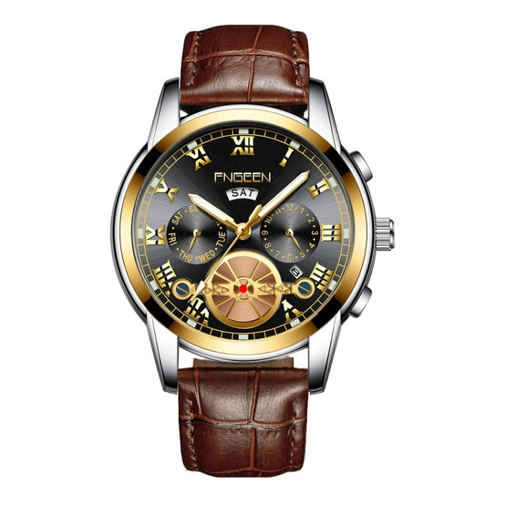 FNGEEN 4001 Men Non-Mechanical Watch Multi-Function Quartz Watch