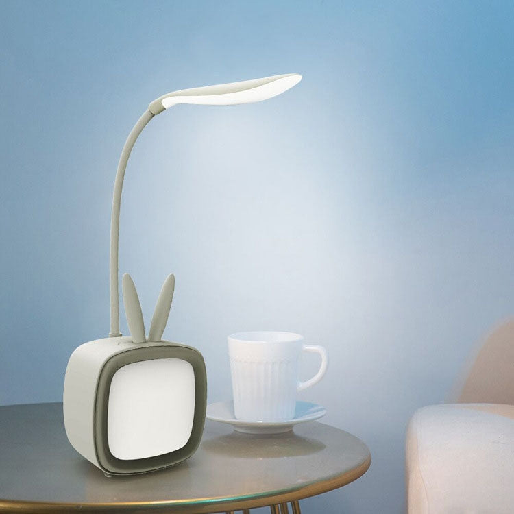 2 PCS Cute Pet USB Table Lamp Energy-Saving Eye Protection LED Bedroom Dormitory Night Light, Random Color Delivery, Rabbit, Cute Bear, Fawn, Archie