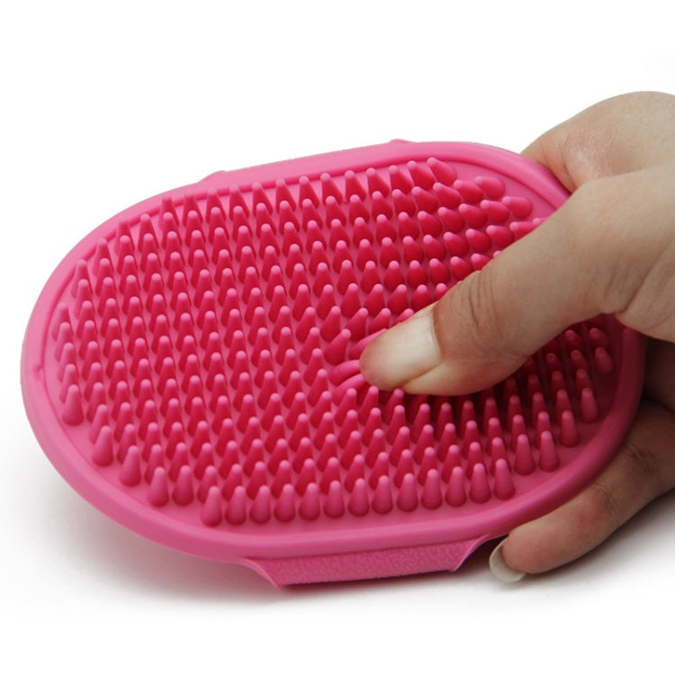 5pcs Pet Bathing Massage Brush For Dogs Cleaning And Beauty Tools, Yellow, Blue, Green, Rose Red, Black