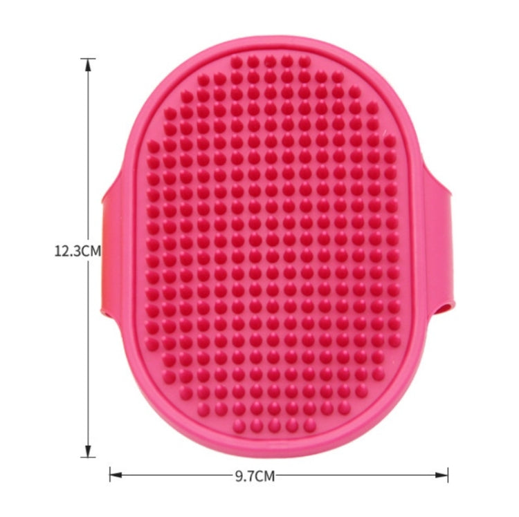 5pcs Pet Bathing Massage Brush For Dogs Cleaning And Beauty Tools, Yellow, Blue, Green, Rose Red, Black