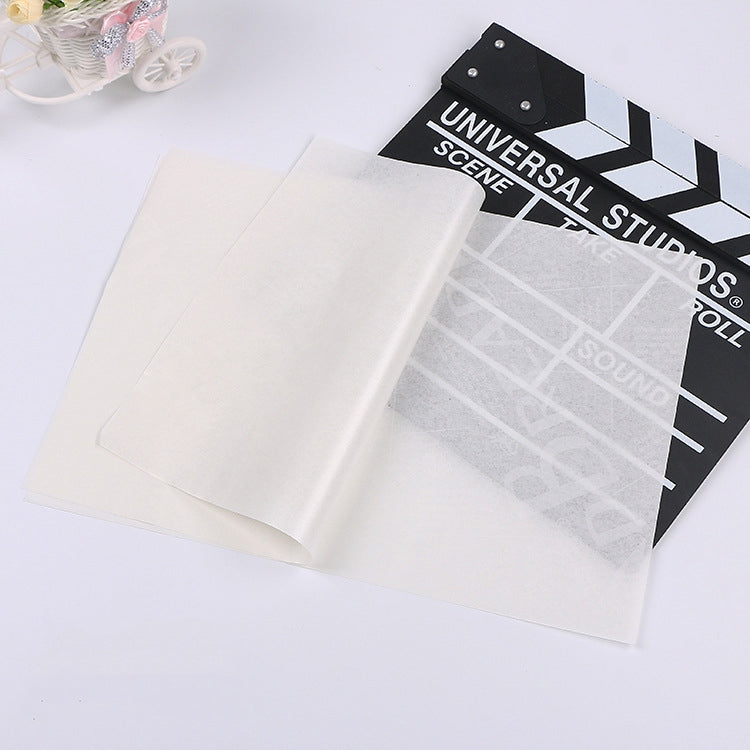 100 Sheets / Pack Cake Greaseproof Paper Baking Packaging Plate Paper Hamburger Paper, Colour: Classical Newspaper, Classical Newspaper, Color Pastry, Orange Tower, White English, Coffee English, Wheat English, Pure White, Thick Kraft Paper, Gray Tower...
