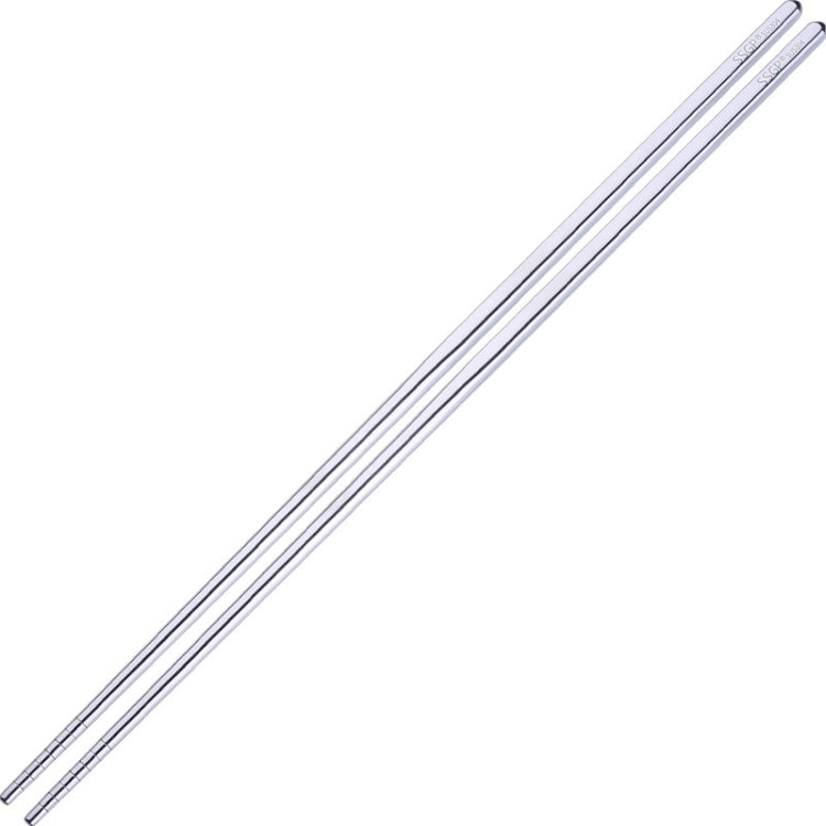 1 Pair Extended Chopsticks Stainless Steel Non-Slip Anti-Scalding Long Chopsticks Noodle Chopsticks Hot Pot Chopsticks, 36cm