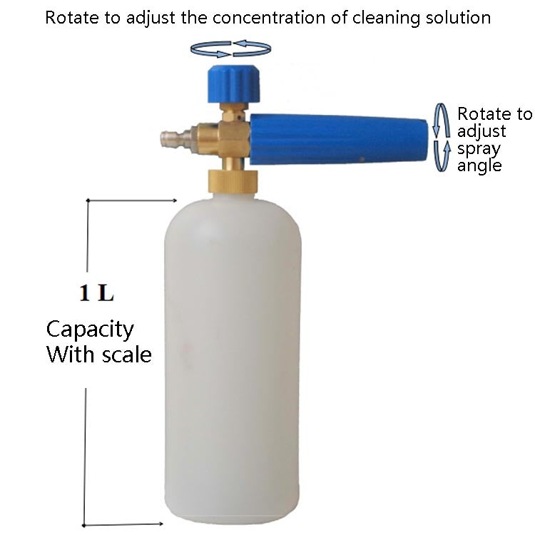 Car Wash Water Gun Foam Pot High Pressure Foam Gun Foam Pot, Black Handle, Blue Handle, Gray Handle, Red Handle