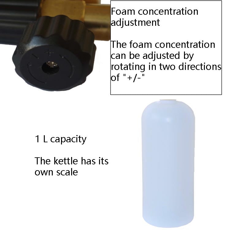 Car Wash Water Gun Foam Pot High Pressure Foam Gun Foam Pot, Black Handle, Blue Handle, Gray Handle, Red Handle