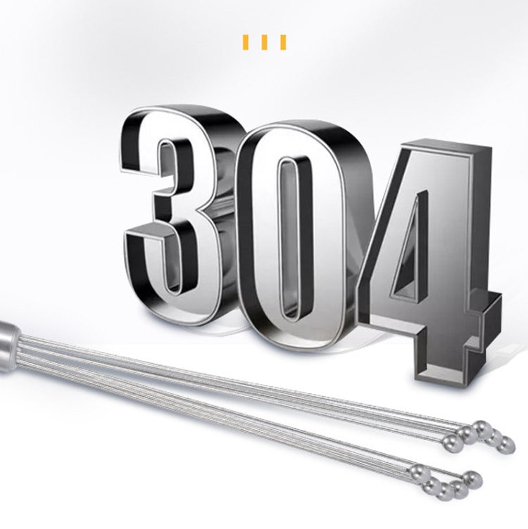 Manual Whisk Stainless Steel Glass Bead Egg Whisk Kitchen Household Hand-Held Baking Tools Type A 12 Inch, Type A 12 Inch, Type A 10 Inch, Type B 12 Inch, Type B 10 Inch, Type C 12 inch, Type C 10 Inch