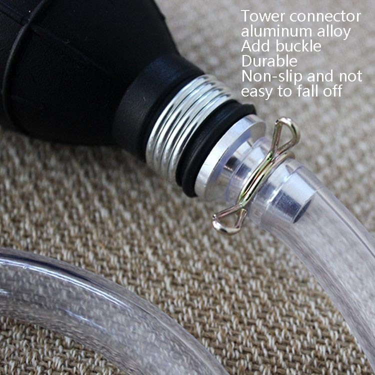 One-Way Valve Manual Oil Pump Oil Pipe Aquarium Water Changer, 15mm Alloy