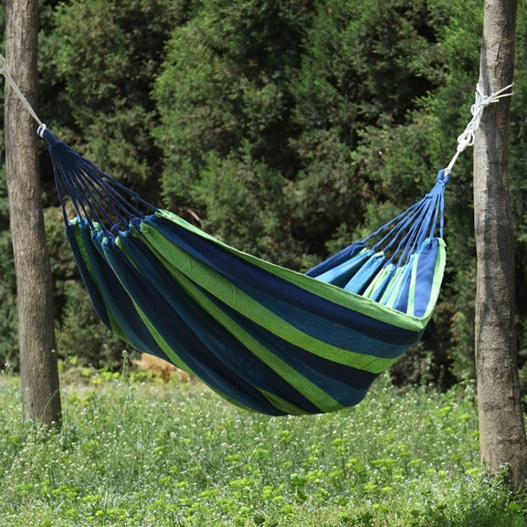 Thick Canvas Hammock Field Rollover Prevention Outdoor Hammock Swing