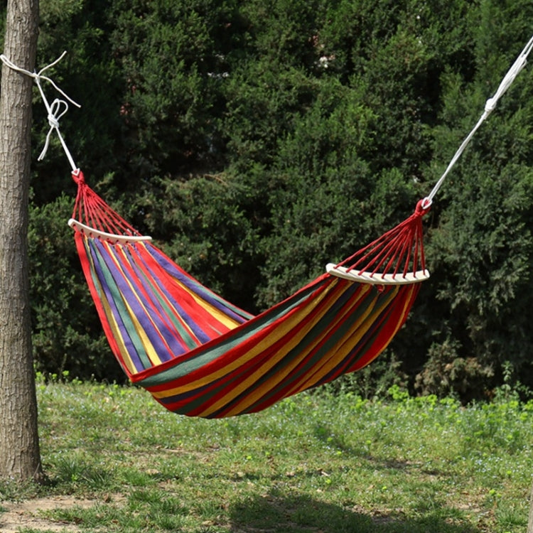 Thick Canvas Hammock Field Rollover Prevention Outdoor Hammock Swing