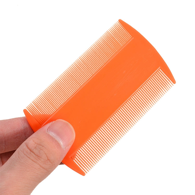 4pcs Pet Comb Double-Sided Comb Dog Cleaning Supplies Cat Comb Pet Grooming Supplies, White, Light Blue, Green, Dark Blue, Orange, Purple
