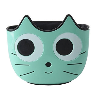 Kitchen Cartoon Multifunctional Sink Drain Hanging Bag Adjustable Buckle Bathroom Storage Basket