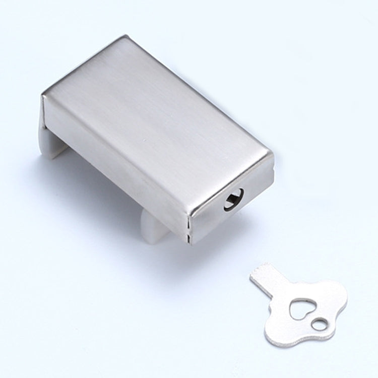 2 PCS Aluminum Screen Window Door Lock Child Protection Safety Lock Anti-theft Stopper, Hex Key, One-word Key