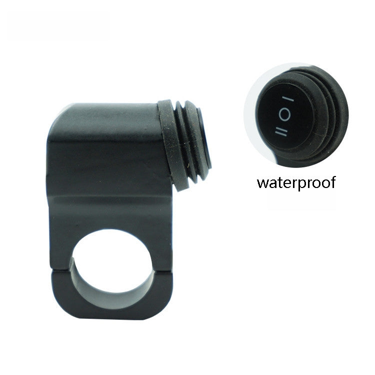 Motorcycle Aluminum Alloy Modified Waterproof One In Two Out Three-Wire Universal Switch, Universal Switch