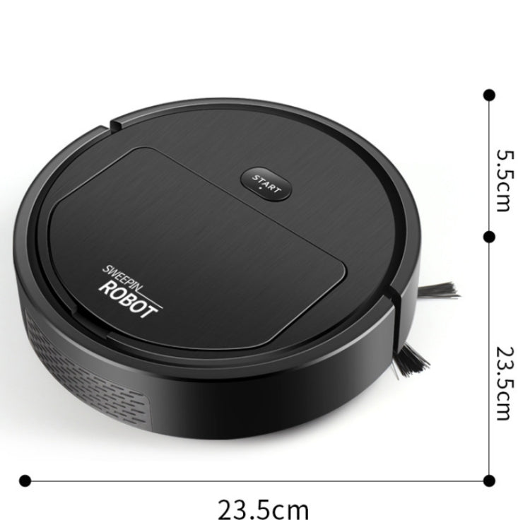 Household Automatic Smart Charging Sweeping Robot, Specification:, 3 in 1(Black), 3 in 1(White), Black, White