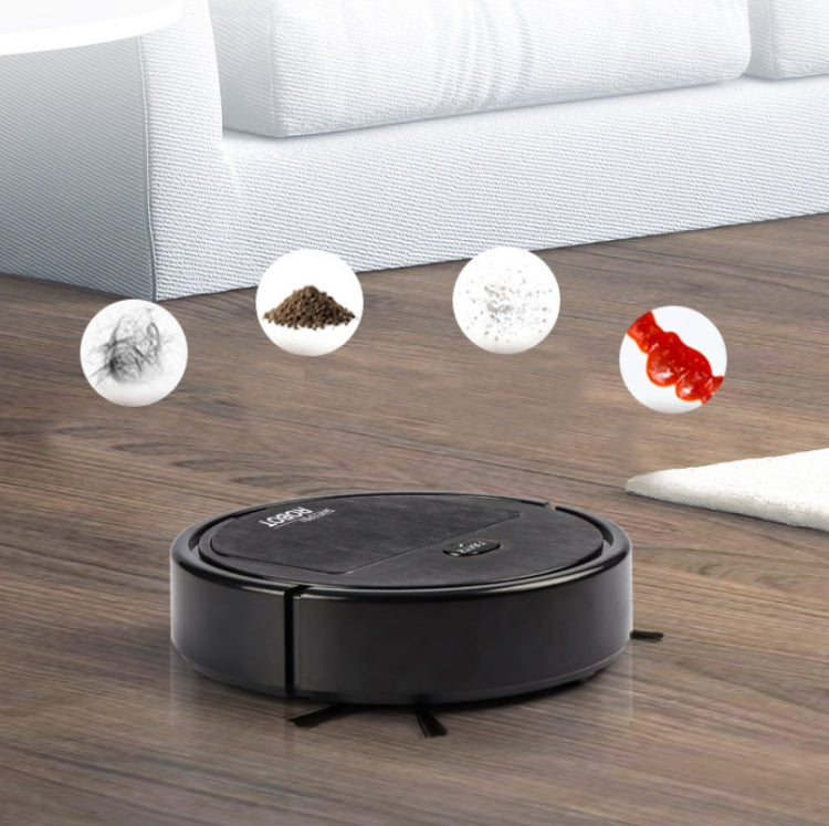 Household Automatic Smart Charging Sweeping Robot, Specification:, 3 in 1(Black), 3 in 1(White), Black, White