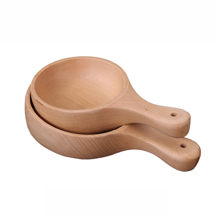 Instant Noodle Bowl Wooden Kimchi Bowl Fruit Salad Wooden Bowl With Handle, Small