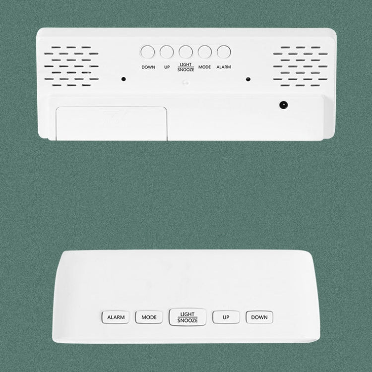 ساعة منبه بجانب السرير مزودة بمرآة وبطارية تعمل بالبطارية، ساعة LED مزدوجة الغرض، قشرة سوداء على شكل قوس (ضوء أبيض كالمرآة)، قشرة سوداء مستطيلة (ضوء أبيض كالمرآة)، قشرة سوداء على شكل قوس (ضوء أخضر أسود على السطح) ...