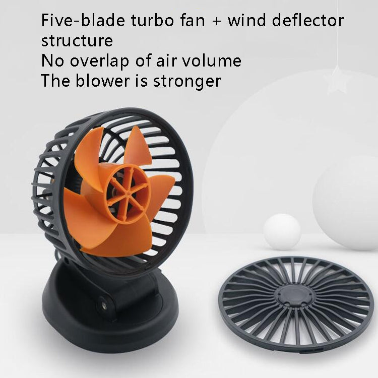 F409 Car Fan General Car Shaking Head Fan, F409 (USB 5V), F409 (12V), F409 (24V)