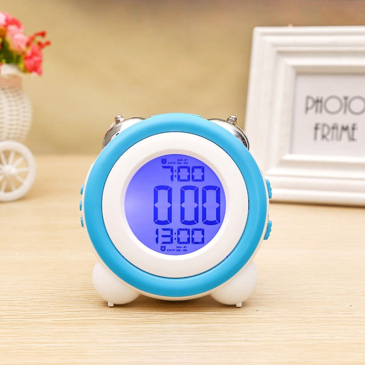 0705 Big Volume Simple Three-Dimensional LED Alarm Clock Mute Luminous Electronic Clock, Red, Light Blue, Light Green, Orange, Black Shell Green, Black Shell Pink, Black Shell Blue, Black Shell Orange