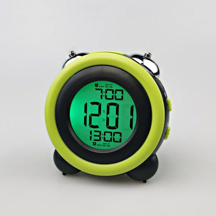 0705 Big Volume Simple Three-Dimensional LED Alarm Clock Mute Luminous Electronic Clock, Red, Light Blue, Light Green, Orange, Black Shell Green, Black Shell Pink, Black Shell Blue, Black Shell Orange