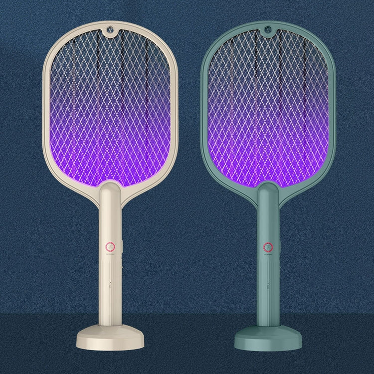 Smart Home Dual-Use Mosquito Swatter Mosquito Killer Fly Swatte, Beige, Green