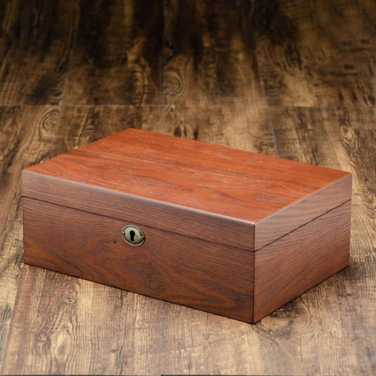 Wooden Watch Box Jewelry Watch Collection Display Storage Box, 2 Big Pillows + 5 Small Pillows, 10 Epitope Wooden