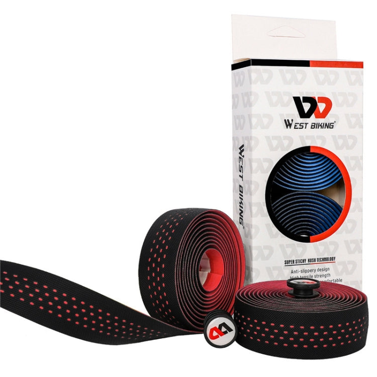 WEST BIKING Bicycle PU Non-Slip Handlebar Strap