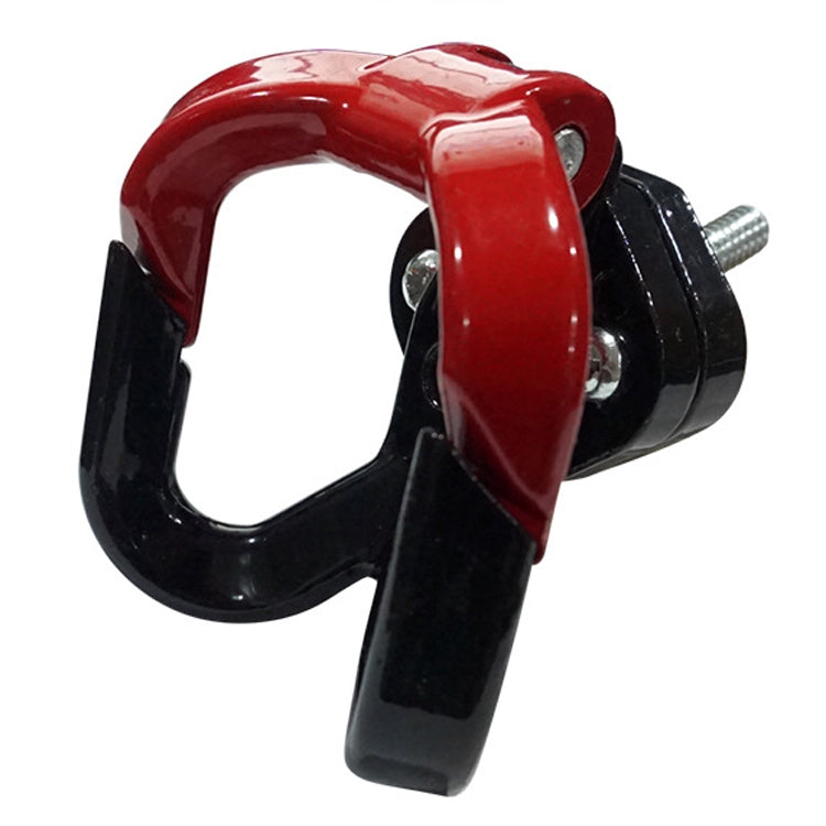 2 PCS Pedal Electric Car Motorcycle Modified Helmet Universal Double Hook, Yellow, Red, Orange, Blue, Black, Black+White