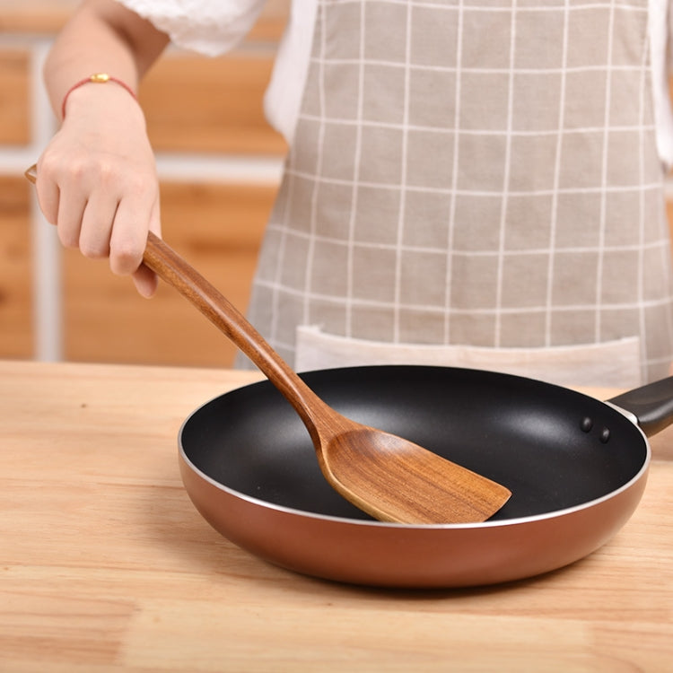 Non-Stick Pot Wood Shovel Teak Cooking Pot Shovel Tableware, Sweet Spoon, Saving Spoon, Bent Spoon, Mixing Spoon, Filter Spoon, Curved Shovel, Thickened Oblique Shovel, Curved Spatula, Small Spoon, Medium Spoon, Long Handle Filter Spoon
