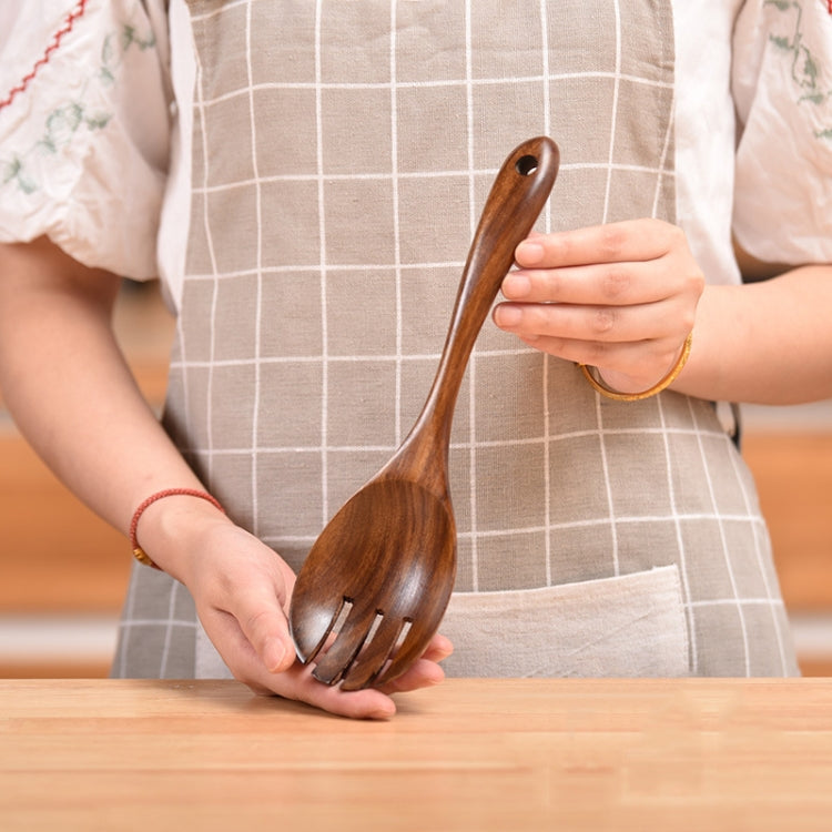 Non-Stick Pot Wood Shovel Teak Cooking Pot Shovel Tableware, Sweet Spoon, Saving Spoon, Bent Spoon, Mixing Spoon, Filter Spoon, Curved Shovel, Thickened Oblique Shovel, Curved Spatula, Small Spoon, Medium Spoon, Long Handle Filter Spoon