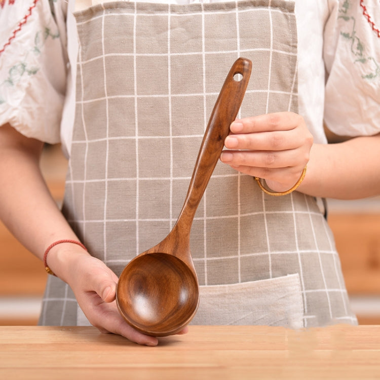 Non-Stick Pot Wood Shovel Teak Cooking Pot Shovel Tableware, Sweet Spoon, Saving Spoon, Bent Spoon, Mixing Spoon, Filter Spoon, Curved Shovel, Thickened Oblique Shovel, Curved Spatula, Small Spoon, Medium Spoon, Long Handle Filter Spoon