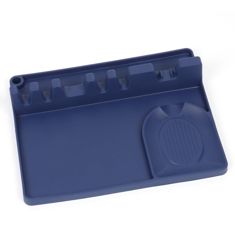 2 in 1 Kitchen Silicone Spoon Holder Shelf, Large (Gray), Medium (Gray), Medium (Black), Large (Red), Medium (Red), Large (Blue), Medium (Blue), Large (Orange), Medium (Orange), Large (Green), Medium (Green)